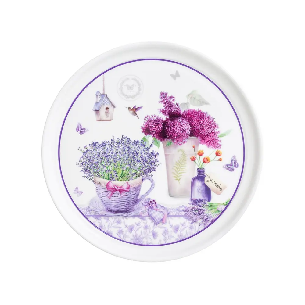 Фото 2 Блинница Elan Gallery "Лаванда" New Bone China 23x23x9.5 см Фото 2 Блинница Elan Gallery "Лаванда" New Bone China 23x23x9.5 см