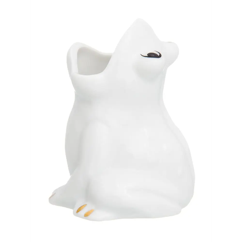 Фото 3 Вазочка под зубочистки Elan Gallery "Лягушка" 5.5x4.8x6.5 см 30 мл цвет белый