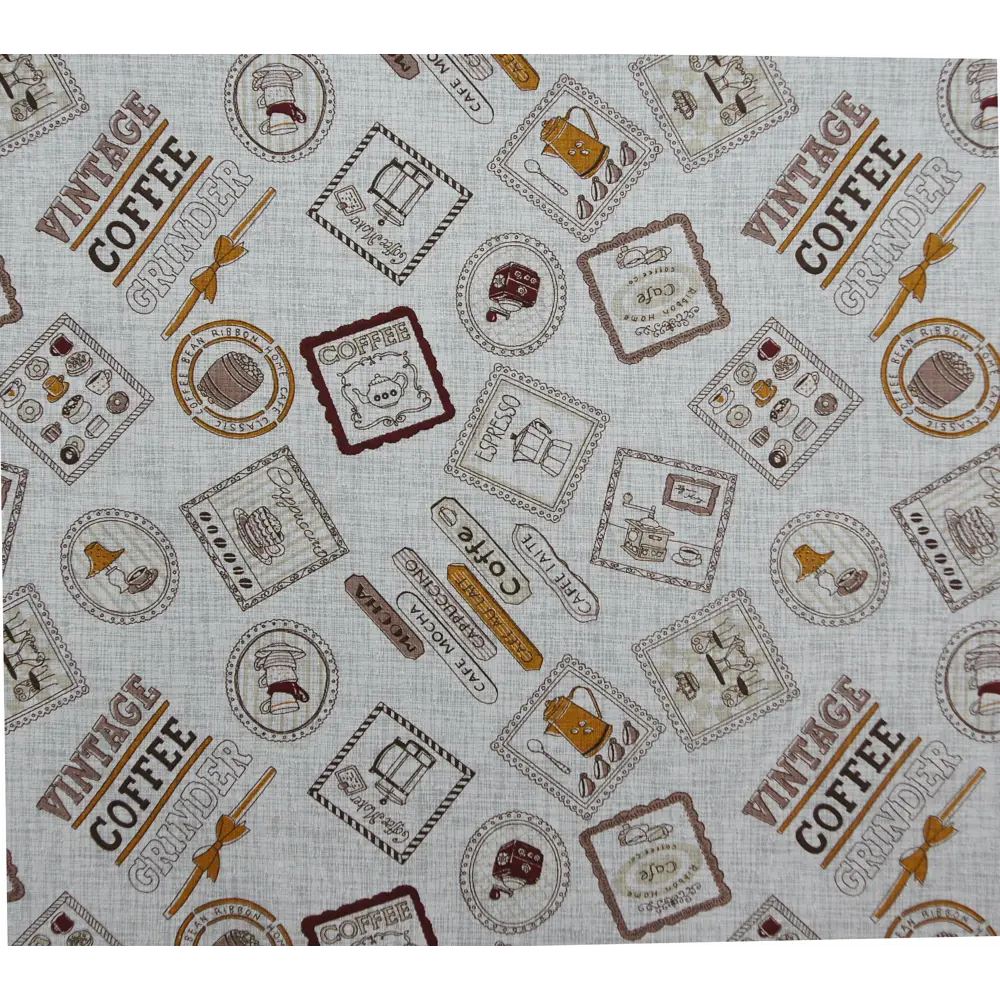 Фото Тюль батист печать "coffee" YML1956 на шторной ленте 270x500 см, цвет шоколад/бежевый Фото Тюль батист печать "coffee" YML1956 на шторной ленте 270x500 см, цвет шоколад/бежевый