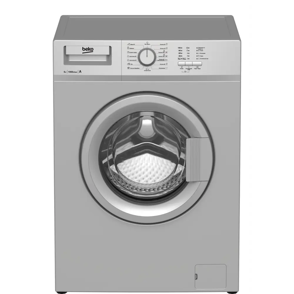 Фото Стиральная машина Beko WRE65P1BSS 60x84x41.5 см, 6 кг, цвет серебристый Фото Стиральная машина Beko WRE65P1BSS 60x84x41.5 см, 6 кг, цвет серебристый
