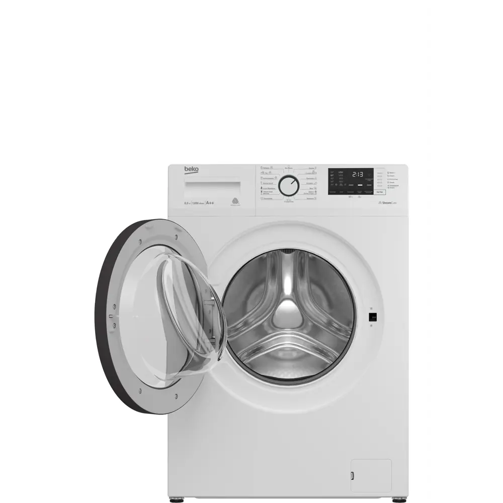 Фото 3 Стиральная машина Beko WSRE6H612ZAW 60x84x41.5 см, 6.5 кг, цвет белый Фото 3 Стиральная машина Beko WSRE6H612ZAW 60x84x41.5 см, 6.5 кг, цвет белый