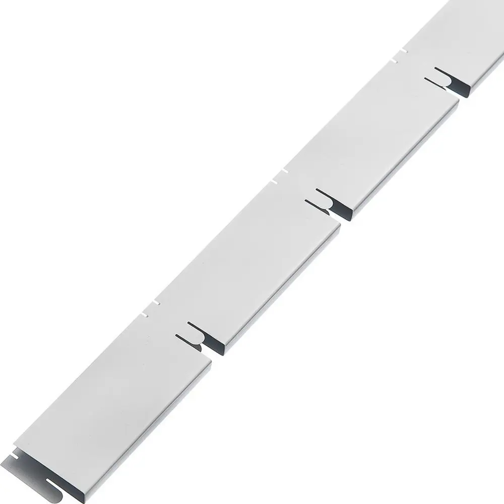 Фото Профиль Грильято Cesal 82136863 ПРОФИ 100х100х40 мм белый матовый 1.2 м