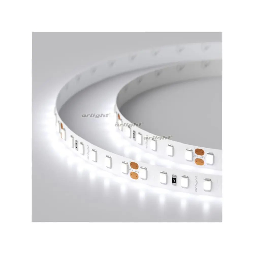 Фото 5 Светодиодная лента Arlight 016888(2) SMD 2835 120 диод/13.5 Вт/м 24 В IP20 5 м холодный белый свет Фото 5 Светодиодная лента Arlight 016888(2) SMD 2835 120 диод/13.5 Вт/м 24 В IP20 5 м холодный белый свет