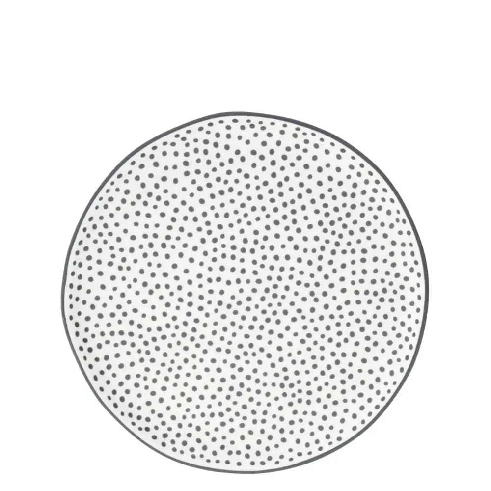 Фото 2 Тарелка десертная Bastion Collections White/little dots in black 19 см Фото 2 Тарелка десертная Bastion Collections White/little dots in black 19 см