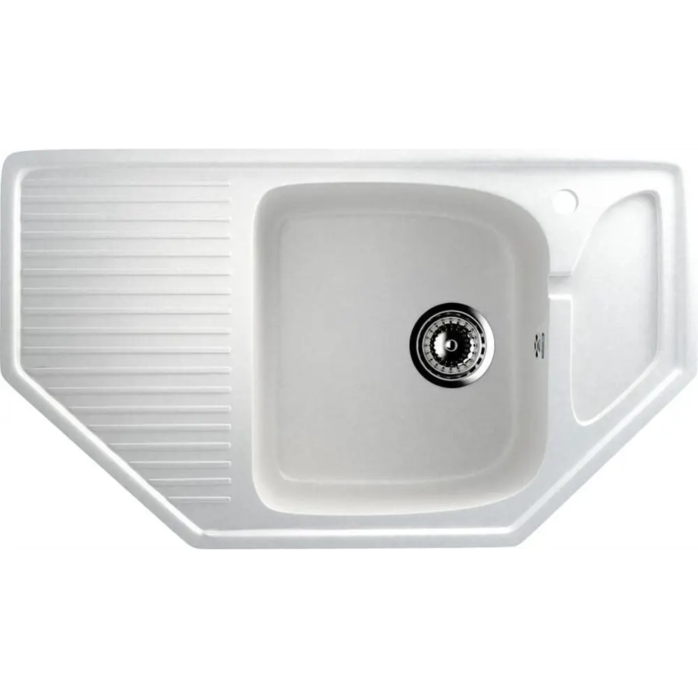 Фото Мойка для кухни Ulgran U-109-341 цвет белый Фото Мойка для кухни Ulgran U-109-341 цвет белый