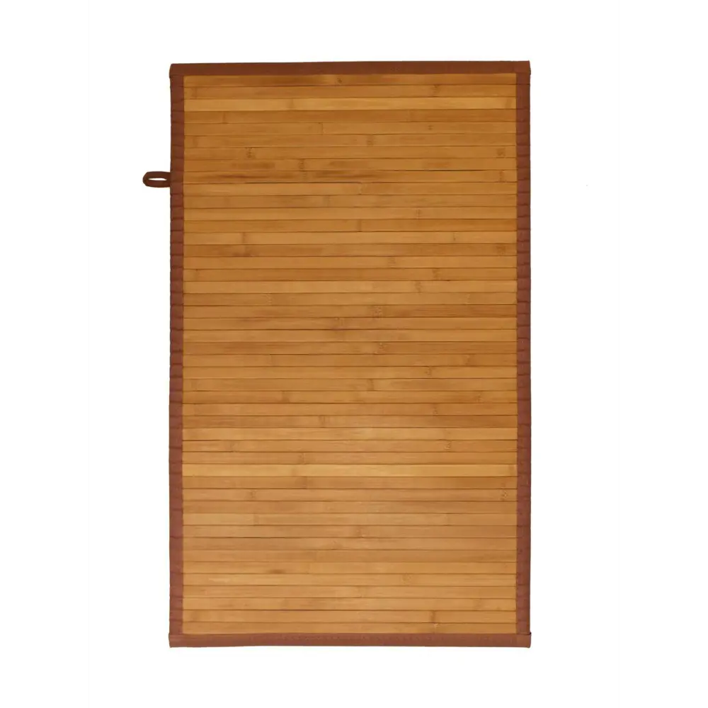 Фото Коврик для ванной Аквалиния Wood 50x80см цвет коричневый Фото Коврик для ванной Аквалиния Wood 50x80см цвет коричневый