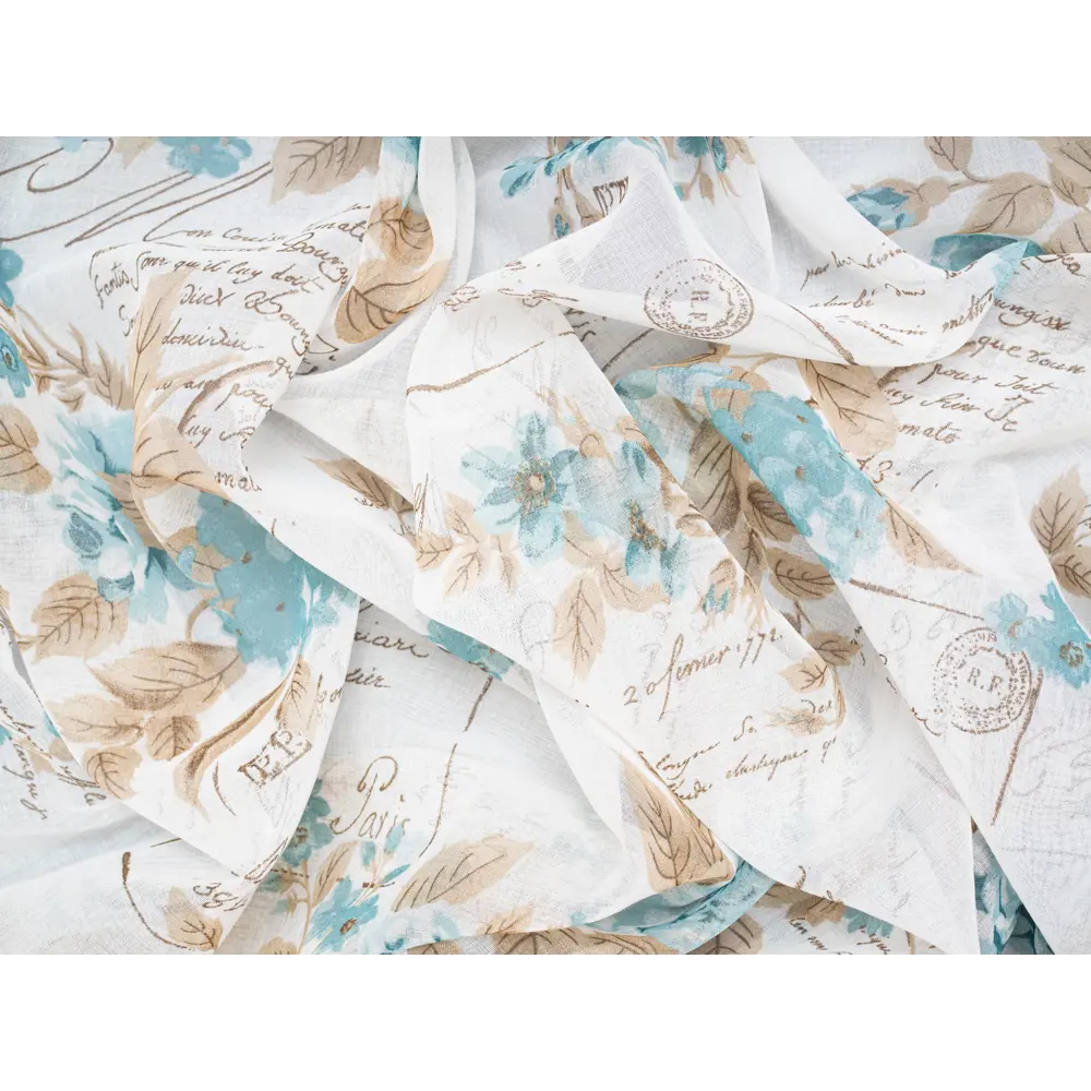 Фото 2 Тюль Гортензия YML2021 на шторной ленте, 270x400 см, цвет голубой Фото 2 Тюль Гортензия YML2021 на шторной ленте, 270x400 см, цвет голубой