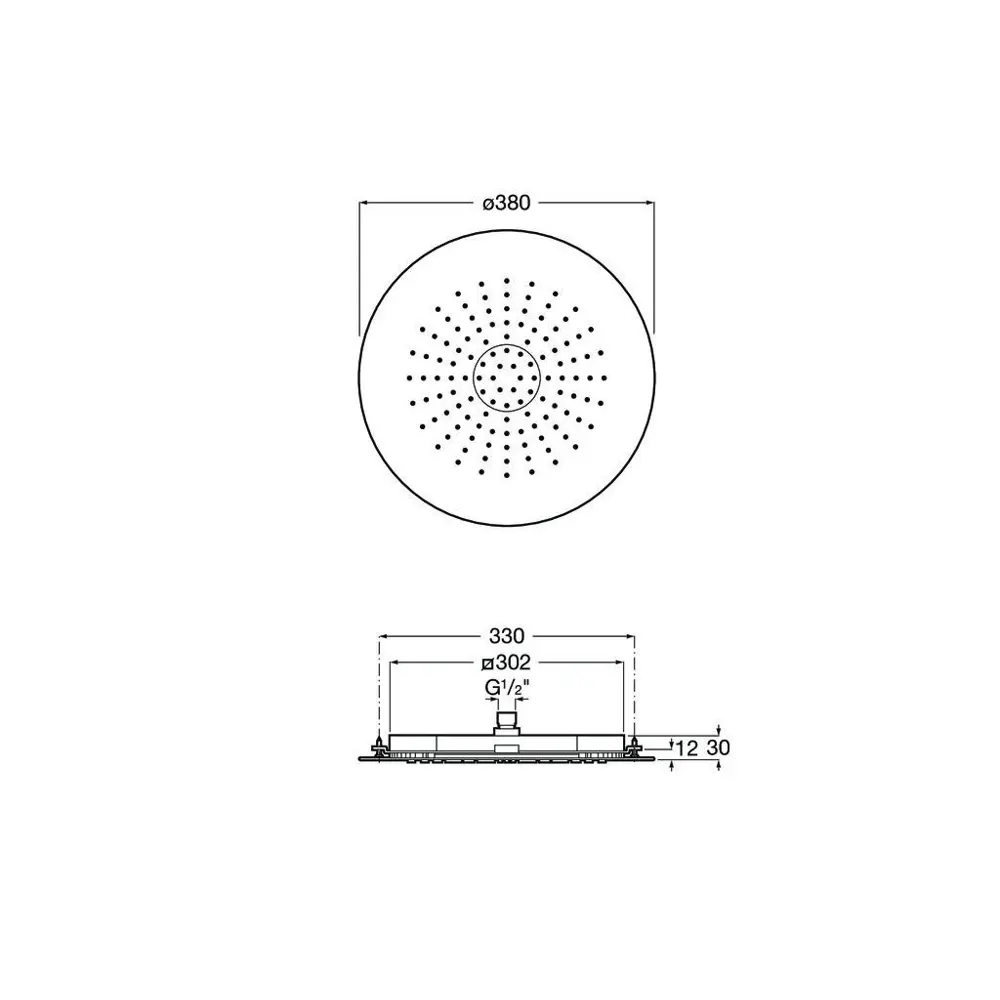 Фото 2 Лейка для душа Roca Raindream 5B3150C00 1 режим Фото 2 Лейка для душа Roca Raindream 5B3150C00 1 режим