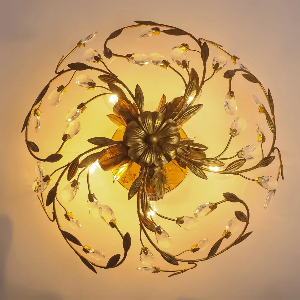 Фото 4 Люстра потолочная Abrasax SX0812/5 5 ламп цвет коричневый Фото 4 Люстра потолочная Abrasax SX0812/5 5 ламп цвет коричневый