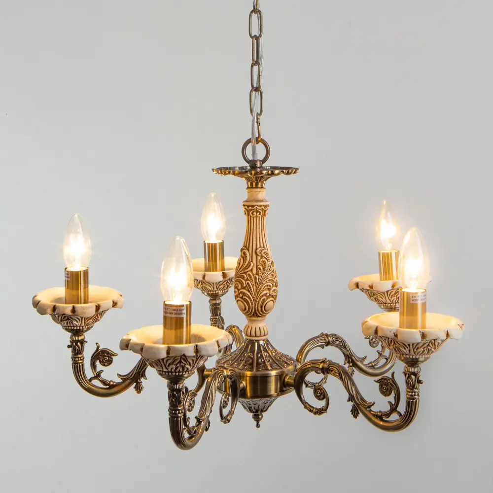 Фото 4 Люстра подвесная Abrasax SD706 5 ламп цвет коричневый Фото 4 Люстра подвесная Abrasax SD706 5 ламп цвет коричневый