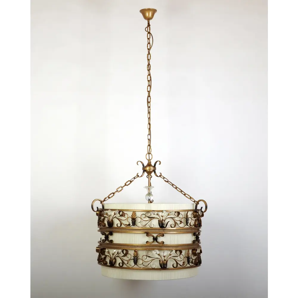 Фото Люстра подвесная Abrasax L.7600-4BR (MD95725/6) 6 ламп цвет коричневый