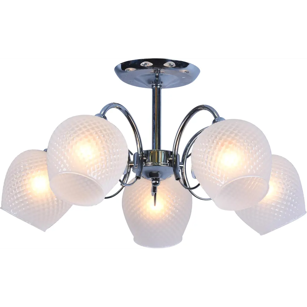 Фото Люстра потолочная ESCADA 1116/5P 5 ламп 15 м² цвет белый Фото Люстра потолочная ESCADA 1116/5P 5 ламп 15 м² цвет белый