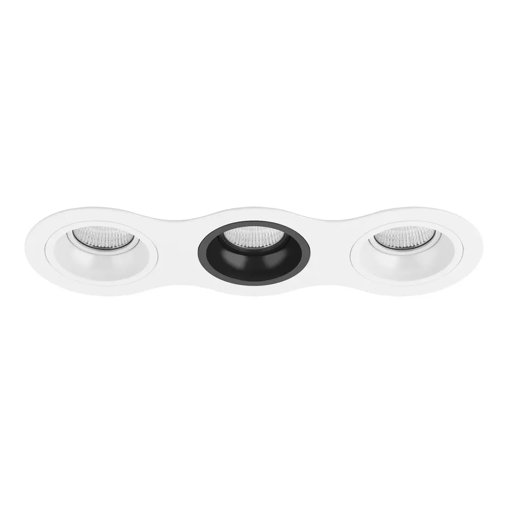 Фото Светильник точечный Встраиваемый LIGHTSTAR Domino D636060706 под отверстие 90 мм 6.8 м² цвет белый/черный Фото Светильник точечный Встраиваемый LIGHTSTAR Domino D636060706 под отверстие 90 мм 6.8 м² цвет белый/черный