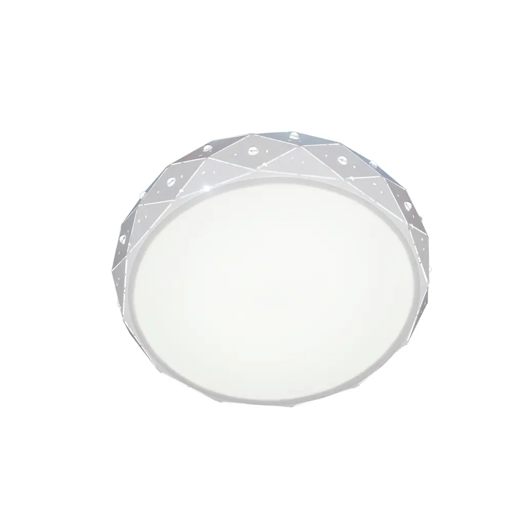 Фото Светильник потолочный светодиодный ESCADA 10220/S LED 12 м² теплый белый свет цвет белый Фото Светильник потолочный светодиодный ESCADA 10220/S LED 12 м² теплый белый свет цвет белый