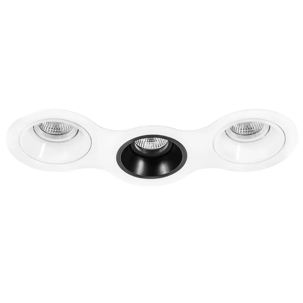 Фото Светильник точечный Встраиваемый LIGHTSTAR Domino D696060706 под отверстие 90 мм 6.8 м² цвет белый/черный Фото Светильник точечный Встраиваемый LIGHTSTAR Domino D696060706 под отверстие 90 мм 6.8 м² цвет белый/черный