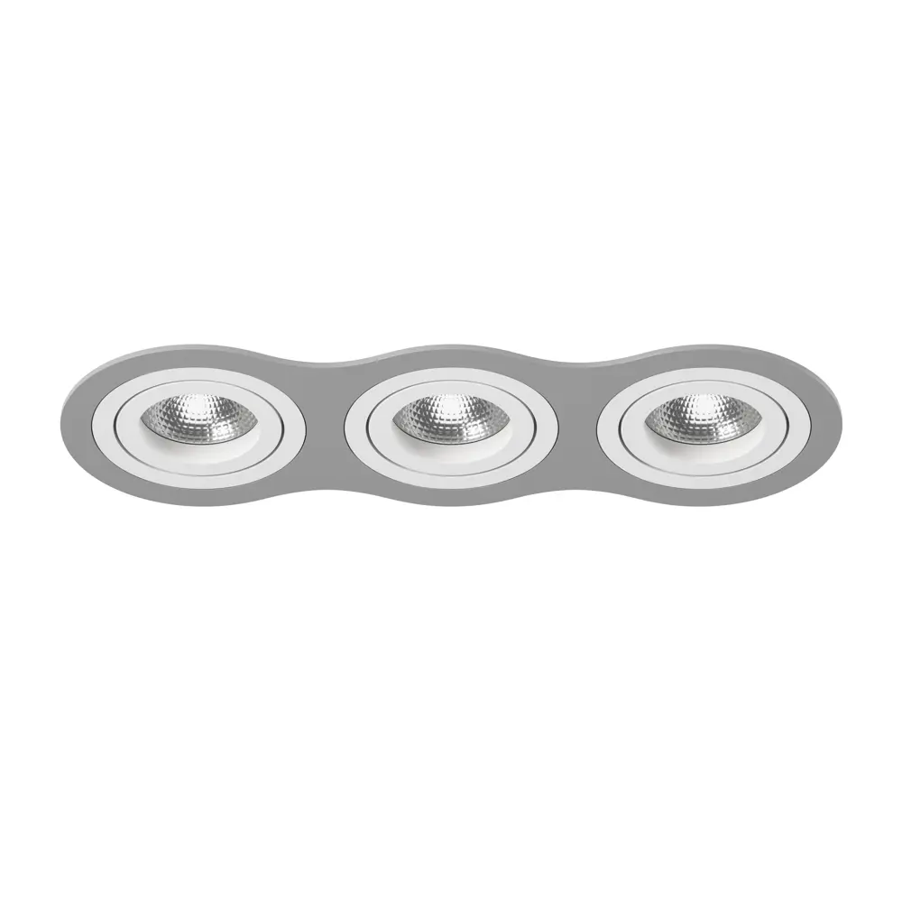 Фото Светильник точечный Встраиваемый LIGHTSTAR Intero 16 i639060606 под отверстие 82 мм 6.8 м² цвет белый/серый Фото Светильник точечный Встраиваемый LIGHTSTAR Intero 16 i639060606 под отверстие 82 мм 6.8 м² цвет белый/серый