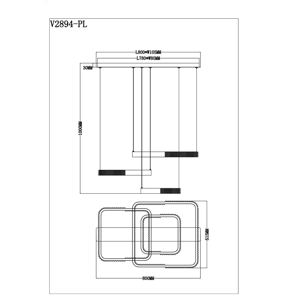 Фото 2 Светильник подвесной светодиодный MODERLI Novas V2894-PL 16 м² изменение оттенков белого цвет черный Фото 2 Светильник подвесной светодиодный MODERLI Novas V2894-PL 16 м² изменение оттенков белого цвет черный
