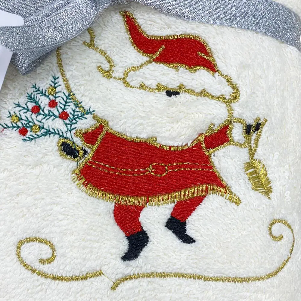 Фото 3 Подарочное полотенце TAC махровое Merry Christmas 50x90 420 г/м2 SANTA CLAUS белый Фото 3 Подарочное полотенце TAC махровое Merry Christmas 50x90 420 г/м2 SANTA CLAUS белый