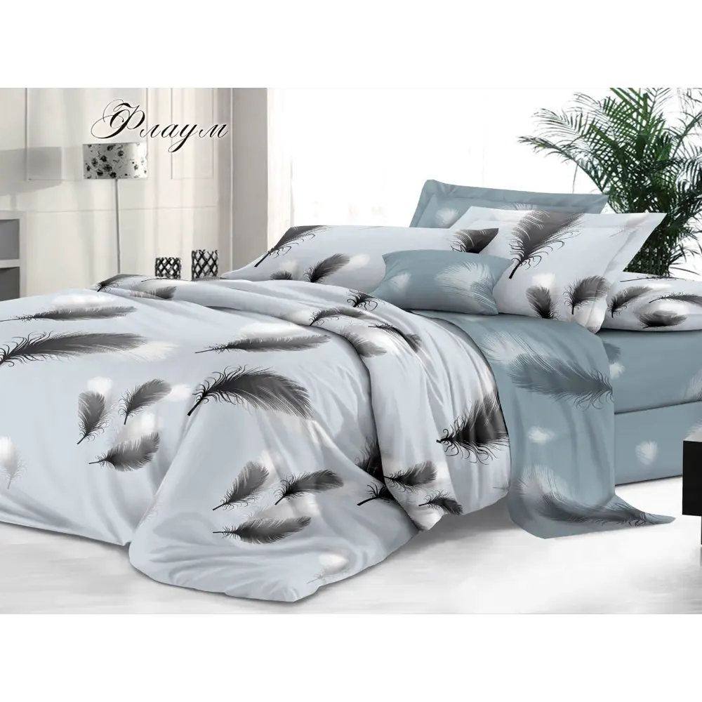 Фото Комплект постельного белья Эльф De Luxe 145-Флаум, двуспальный, сатин Фото Комплект постельного белья Эльф De Luxe 145-Флаум, двуспальный, сатин