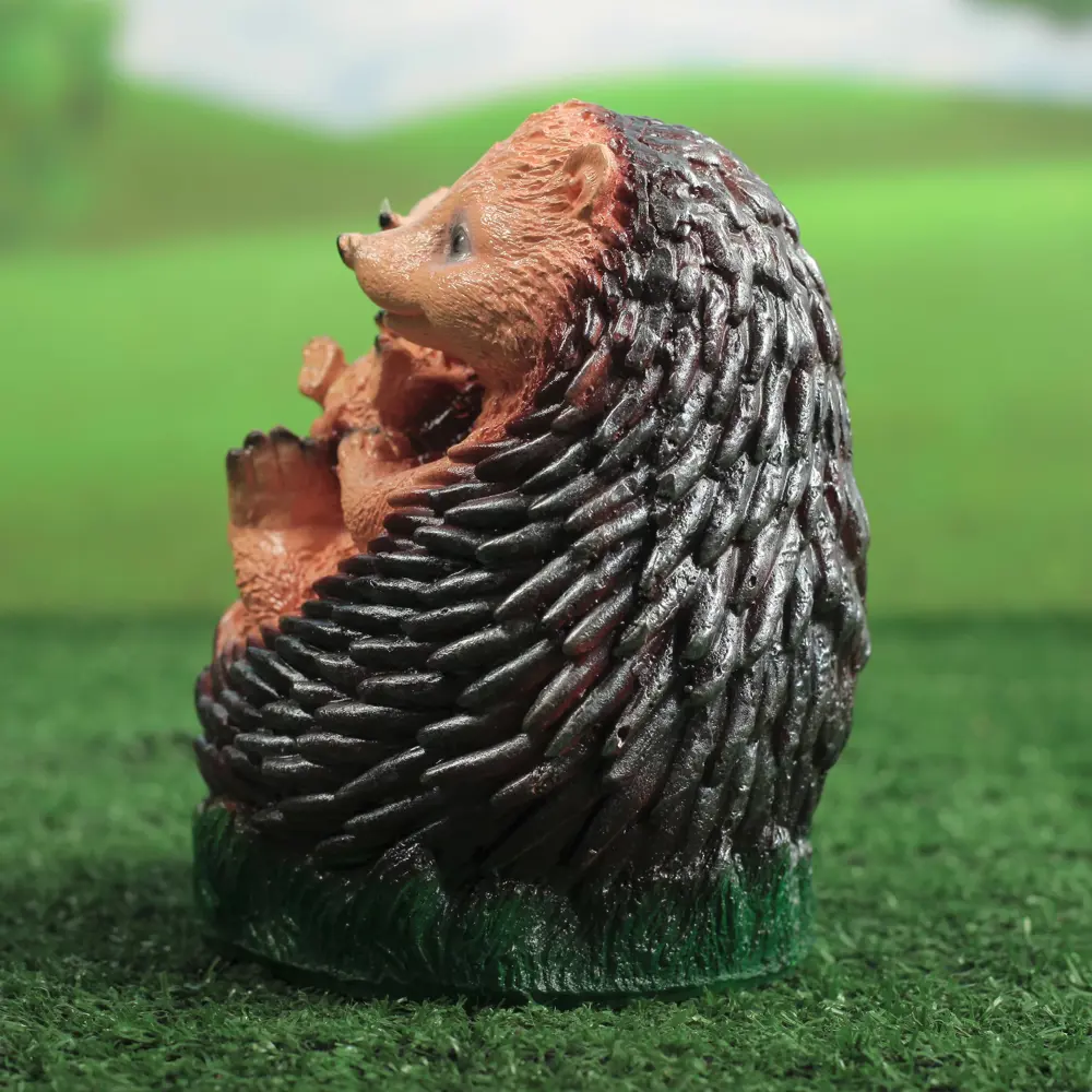 Фото 2 Садовая фигура Хорошие сувениры Ежиха с ежонком на траве 15 см х 17 см Фото 2 Садовая фигура Хорошие сувениры Ежиха с ежонком на траве 15 см х 17 см