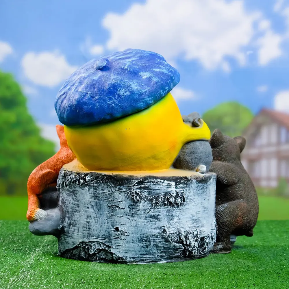 Фото 3 Садовая фигура Хорошие сувениры Колобок 36x50x40см Фото 3 Садовая фигура Хорошие сувениры Колобок 36x50x40см