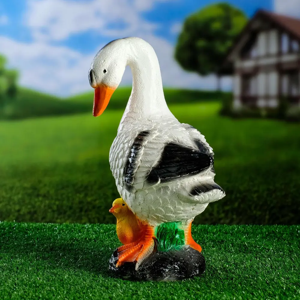 Фото 2 Садовая фигура Хорошие сувениры Уточка с утёнком 29x18см Фото 2 Садовая фигура Хорошие сувениры Уточка с утёнком 29x18см