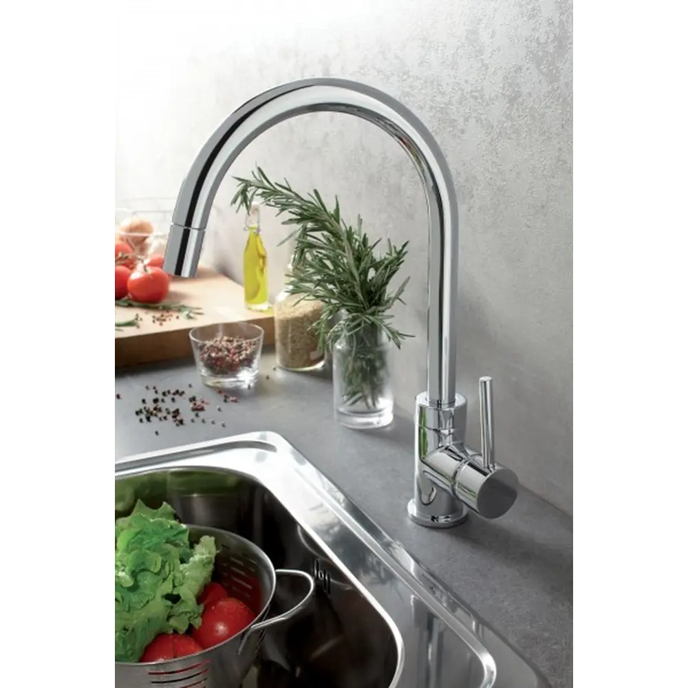 Фото 2 Смеситель для кухни Jacob Delafon E23308-CP цвет Хром Фото 2 Смеситель для кухни Jacob Delafon E23308-CP цвет Хром