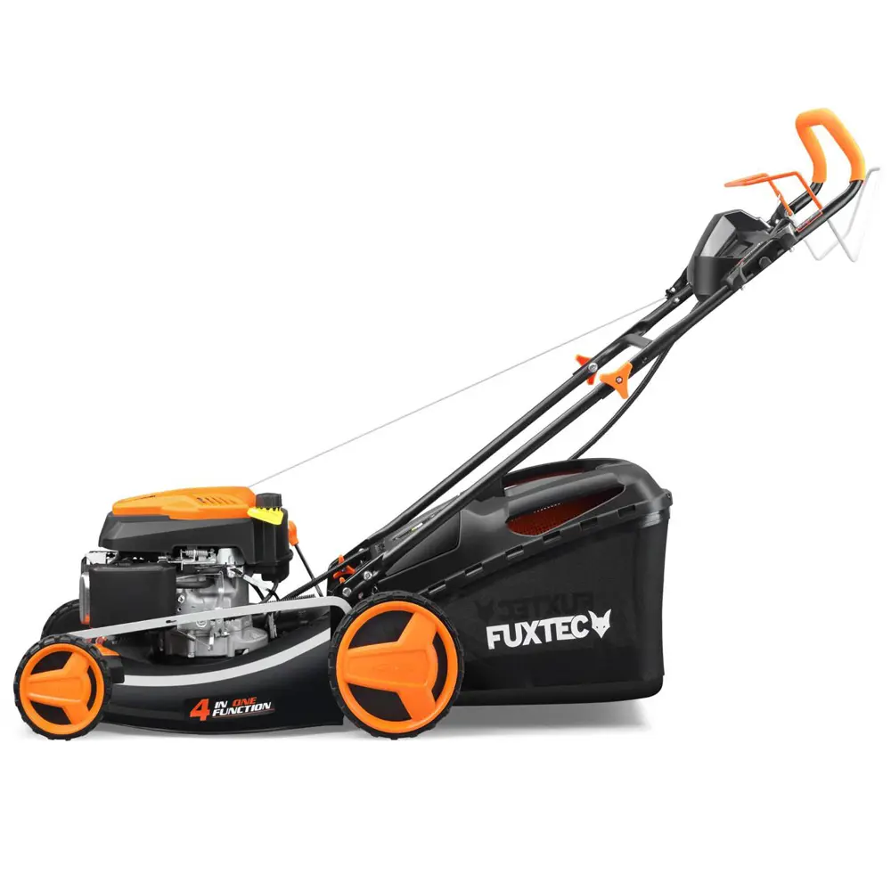 Фото 2 Газонокосилка бензиновая самоходная Fuxtec FX-RM5196eSSL 4 в 1 6 л.с 51см Фото 2 Газонокосилка бензиновая самоходная Fuxtec FX-RM5196eSSL 4 в 1 6 л.с 51см
