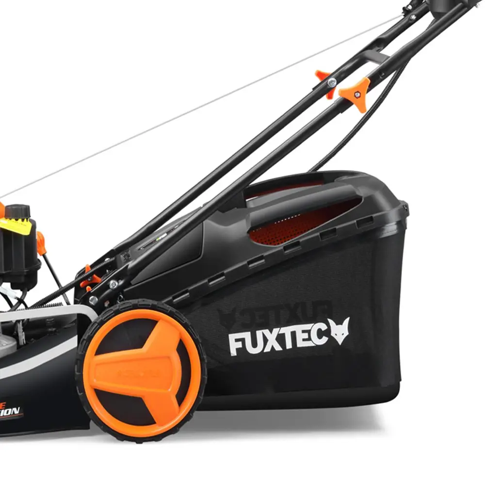 Фото 3 Газонокосилка бензиновая самоходная Fuxtec FX-RM5196eSSL 4 в 1 6 л.с 51см Фото 3 Газонокосилка бензиновая самоходная Fuxtec FX-RM5196eSSL 4 в 1 6 л.с 51см