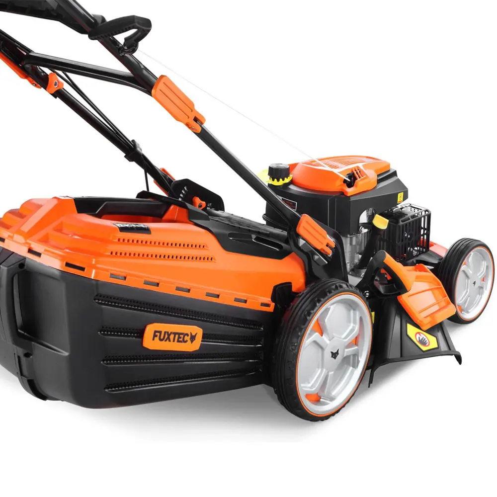 Фото 5 Газонокосилка бензиновая самоходная Fuxtec FX-RM4839P 4.00 л.с. 48 см Фото 5 Газонокосилка бензиновая самоходная Fuxtec FX-RM4839P 4.00 л.с. 48 см