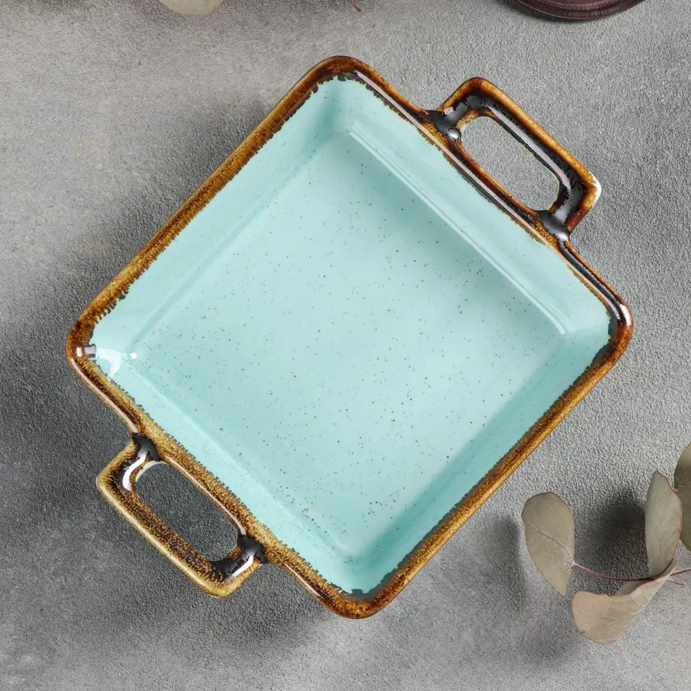 Фото 2 Блюдо для запекания «Лазурит» 18.5×14×4.5 см цвет голубой Фото 2 Блюдо для запекания «Лазурит» 18.5×14×4.5 см цвет голубой