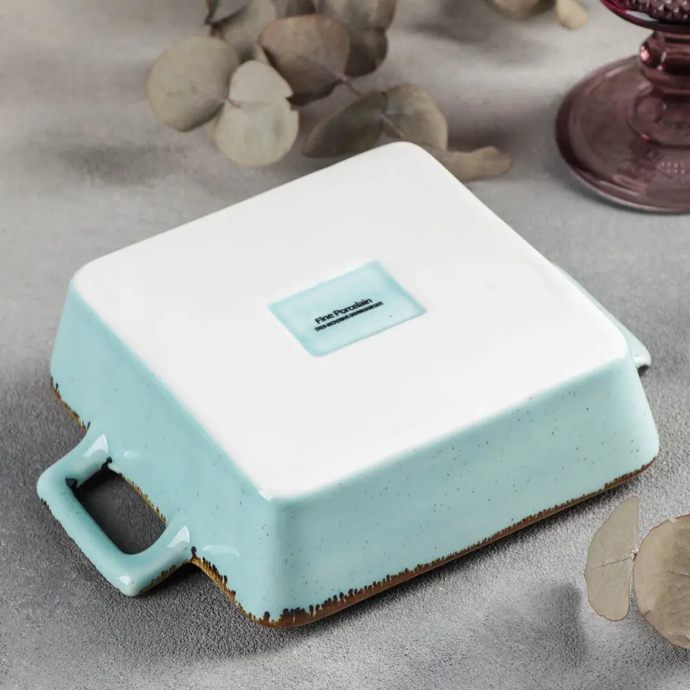 Фото 3 Блюдо для запекания «Лазурит» 18.5×14×4.5 см цвет голубой Фото 3 Блюдо для запекания «Лазурит» 18.5×14×4.5 см цвет голубой