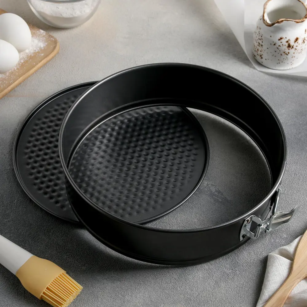 Фото 3 Набор форм для выпечки Доляна «Кекс круг тарт» 28×8 см 3 шт антипригарное покрытие