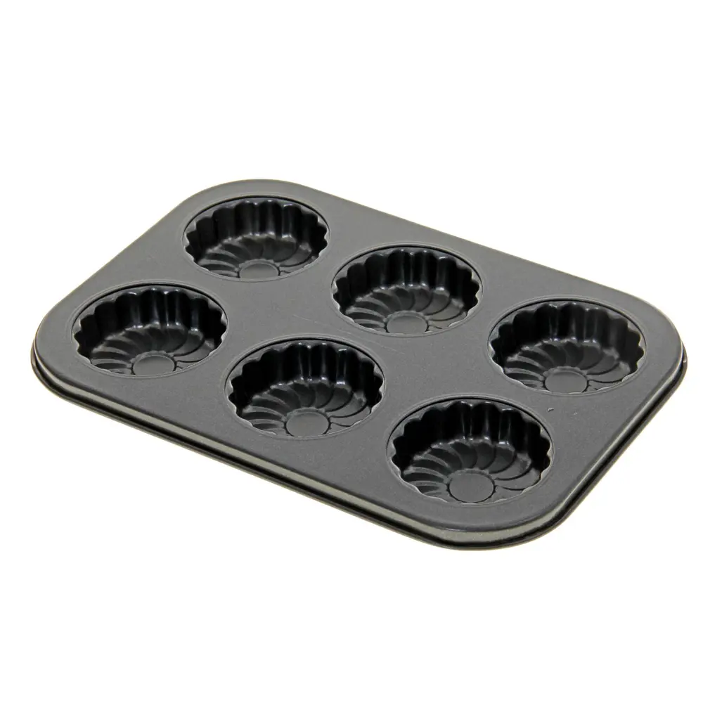 Фото Форма для выпечки Доляна «Гербера» 27×18 см 6 ячеек антипригарное покрытие