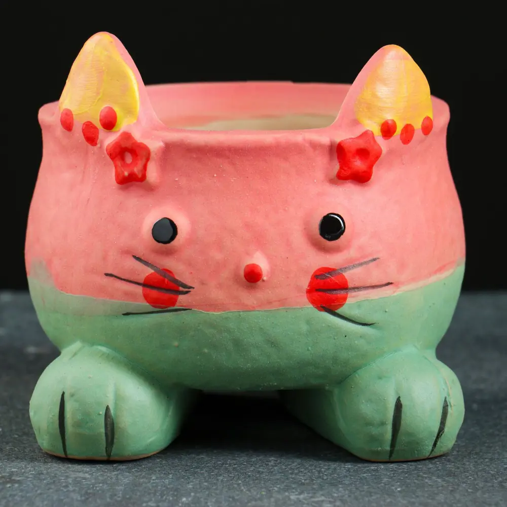 Фото 2 Кашпо 5081658 Take it easy 10 см 0.3 л керамика аквамарин синий Фото 2 Кашпо 5081658 Take it easy 10 см 0.3 л керамика аквамарин синий