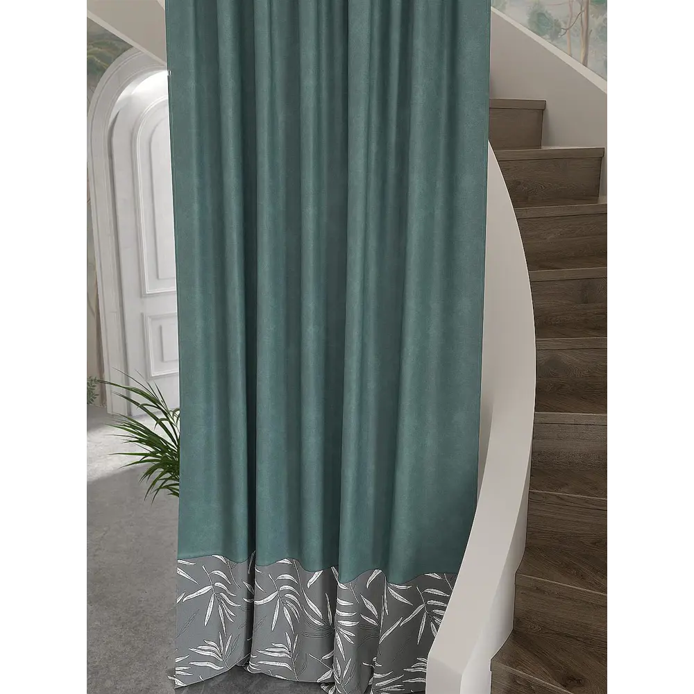 Фото 3 Штора Helga Элординс TD-537372 на шторной ленте, 280x150 см, цвет разноцветный