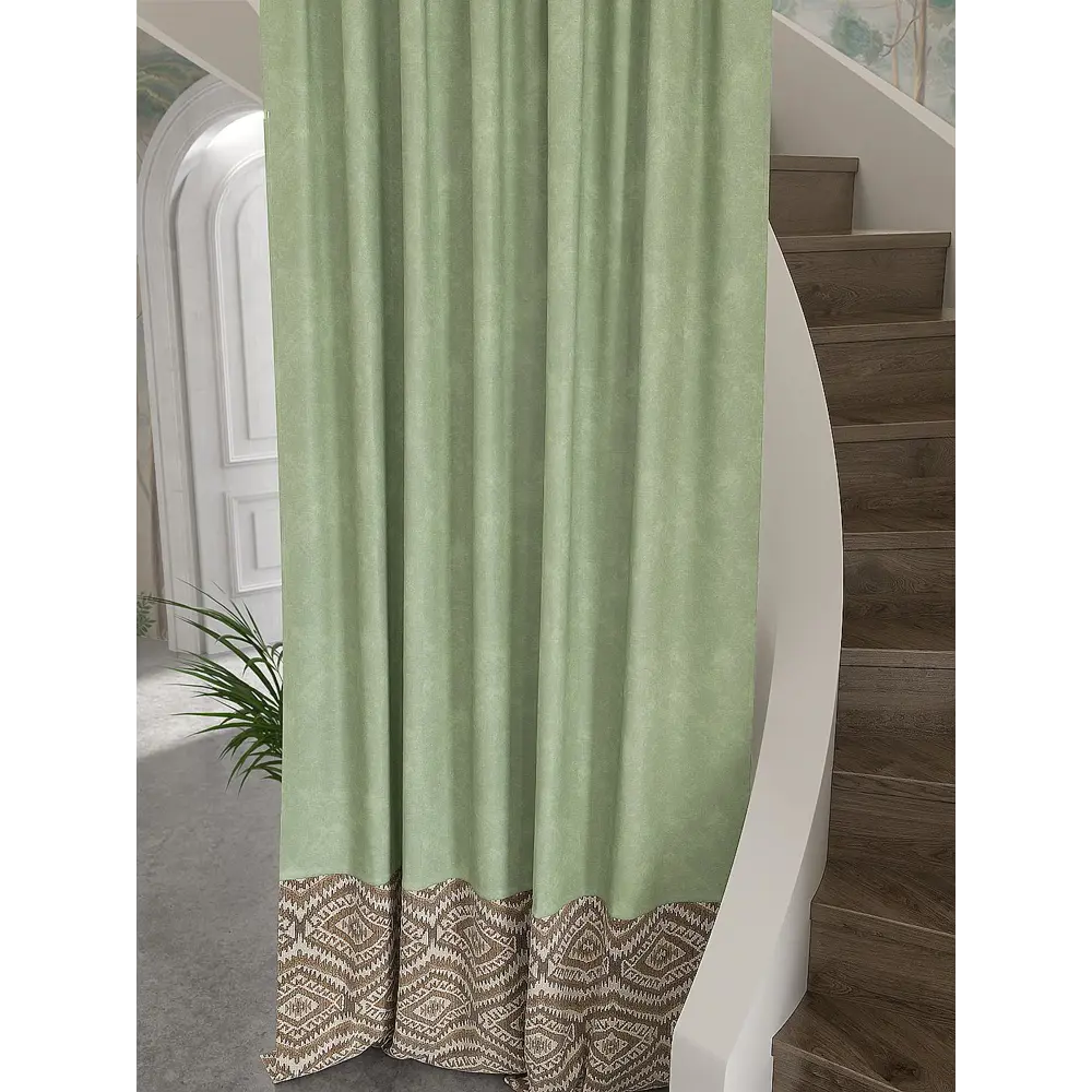 Фото 3 Штора Helga Рификорс TD-537440 на шторной ленте, 280x150 см, цвет разноцветный