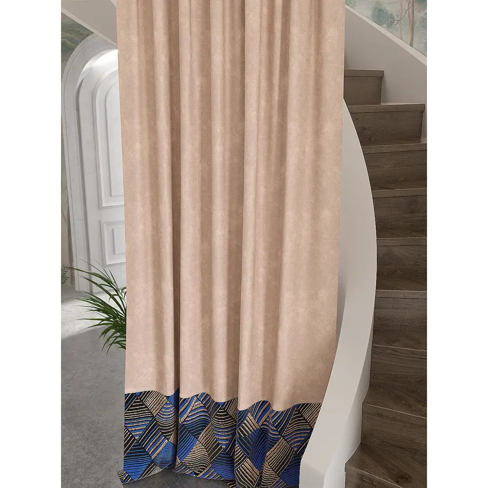 Фото 3 Штора Helga Мирквирс TD-537477 на шторной ленте, 280x150 см, цвет разноцветный