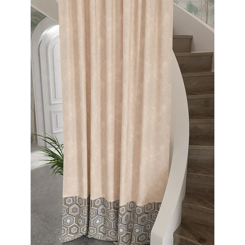 Фото 3 Штора Helga Румирокс TD-537497 на шторной ленте, 280x150 см, цвет разноцветный