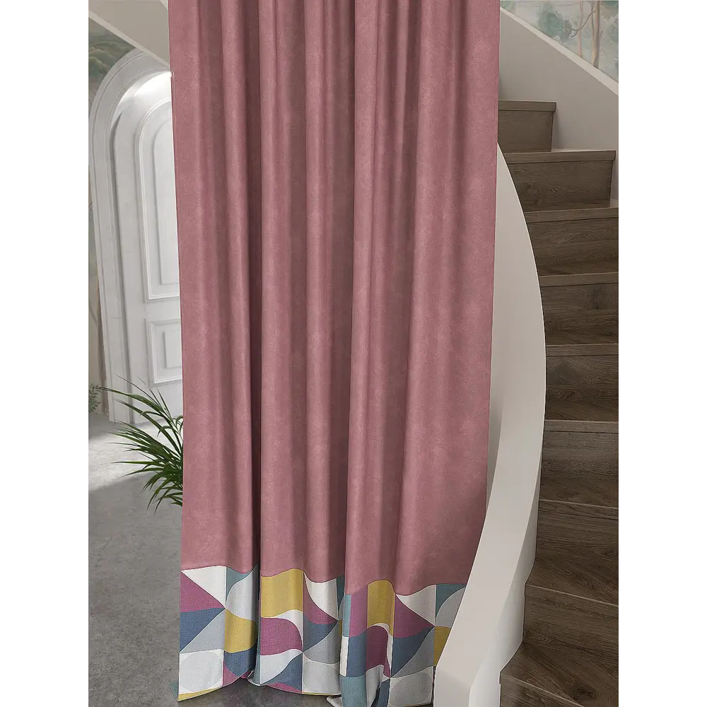 Фото 3 Штора Helga Тенмирс TD-537669 на шторной ленте, 280x150 см, цвет разноцветный Фото 3 Штора Helga Тенмирс TD-537669 на шторной ленте, 280x150 см, цвет разноцветный