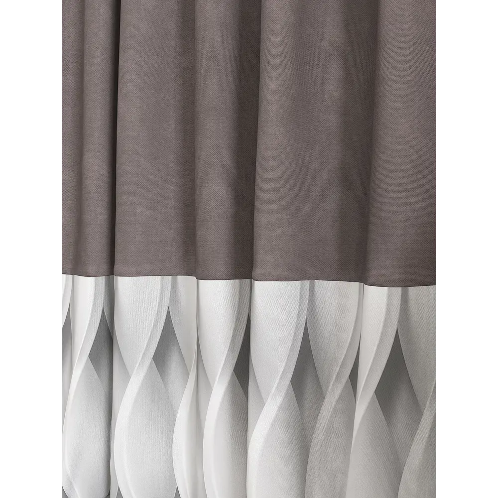 Фото 2 Штора Helga Феринет TD-537699 на шторной ленте, 280x150 см, цвет разноцветный