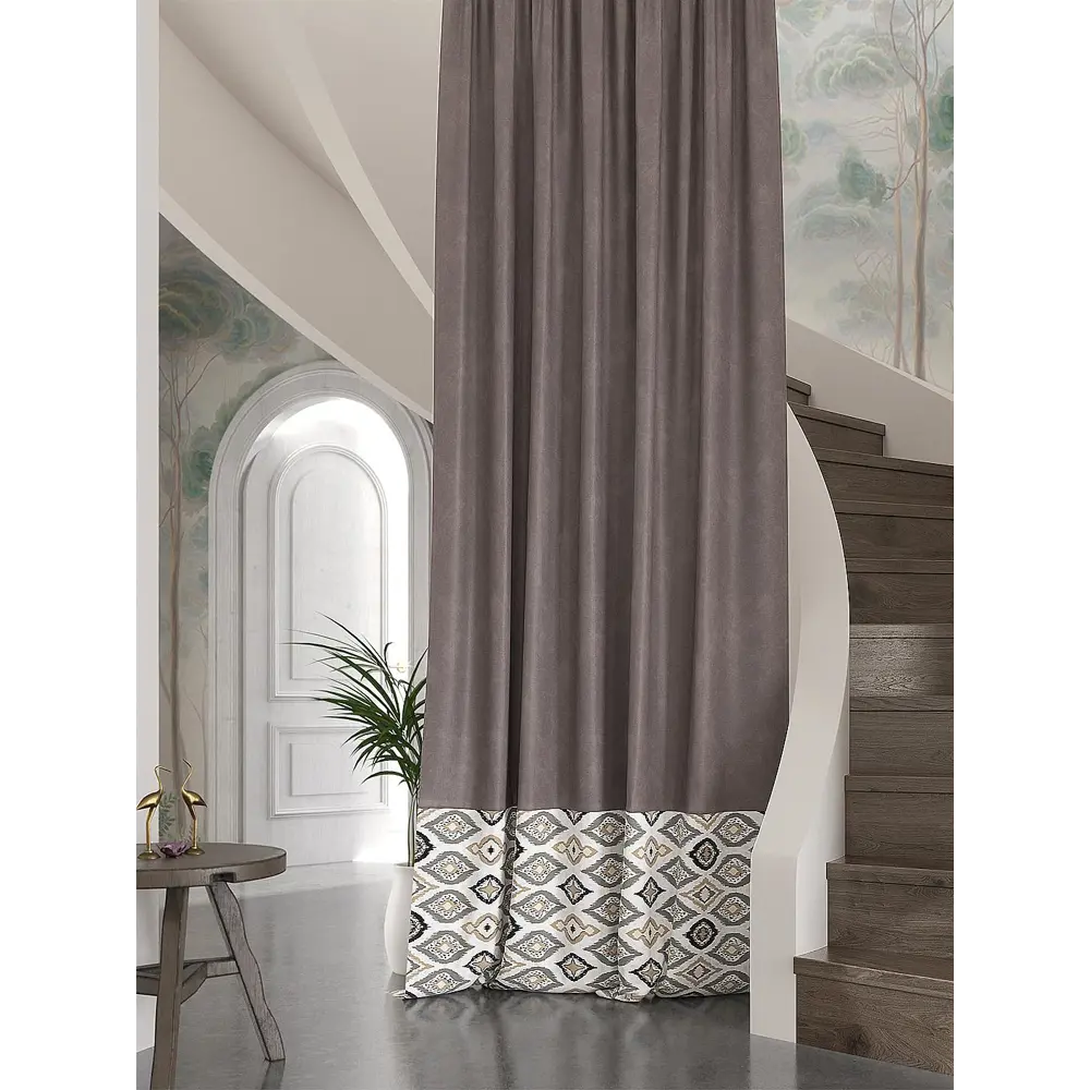 Фото Штора Helga Серитенс TD-537706 на шторной ленте, 280x150 см, цвет разноцветный Фото Штора Helga Серитенс TD-537706 на шторной ленте, 280x150 см, цвет разноцветный