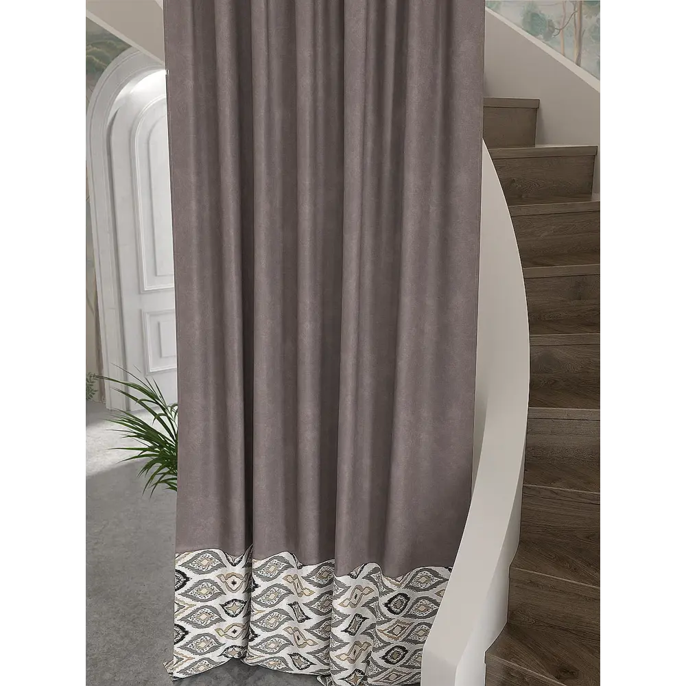 Фото 3 Штора Helga Серитенс TD-537706 на шторной ленте, 280x150 см, цвет разноцветный Фото 3 Штора Helga Серитенс TD-537706 на шторной ленте, 280x150 см, цвет разноцветный