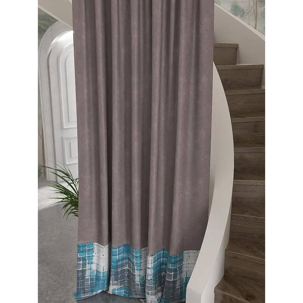 Фото 3 Штора Helga Димерсис TD-537709 на шторной ленте, 280x150 см, цвет разноцветный Фото 3 Штора Helga Димерсис TD-537709 на шторной ленте, 280x150 см, цвет разноцветный