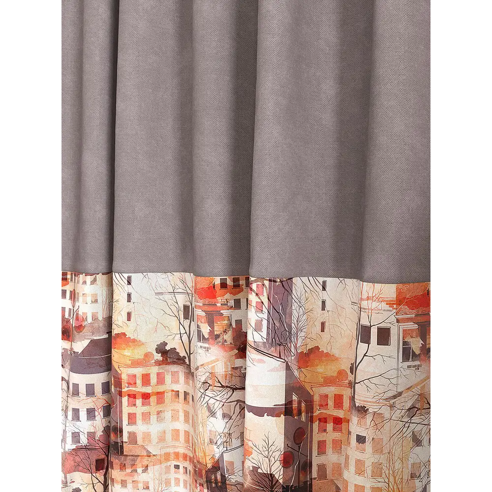 Фото 2 Штора Helga Делирген TD-537552 на шторной ленте, 280x150 см, цвет разноцветный