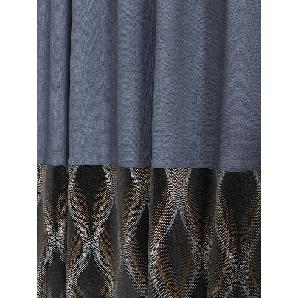 Фото 2 Штора Helga Рикнеор TD-537581 на шторной ленте, 280x150 см, цвет разноцветный