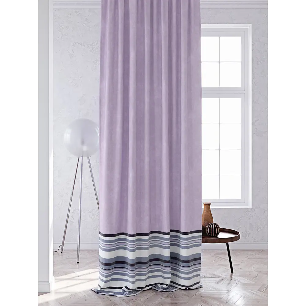 Фото Штора Helga Версинс TD-537069 на шторной ленте, 280x150 см, цвет разноцветный