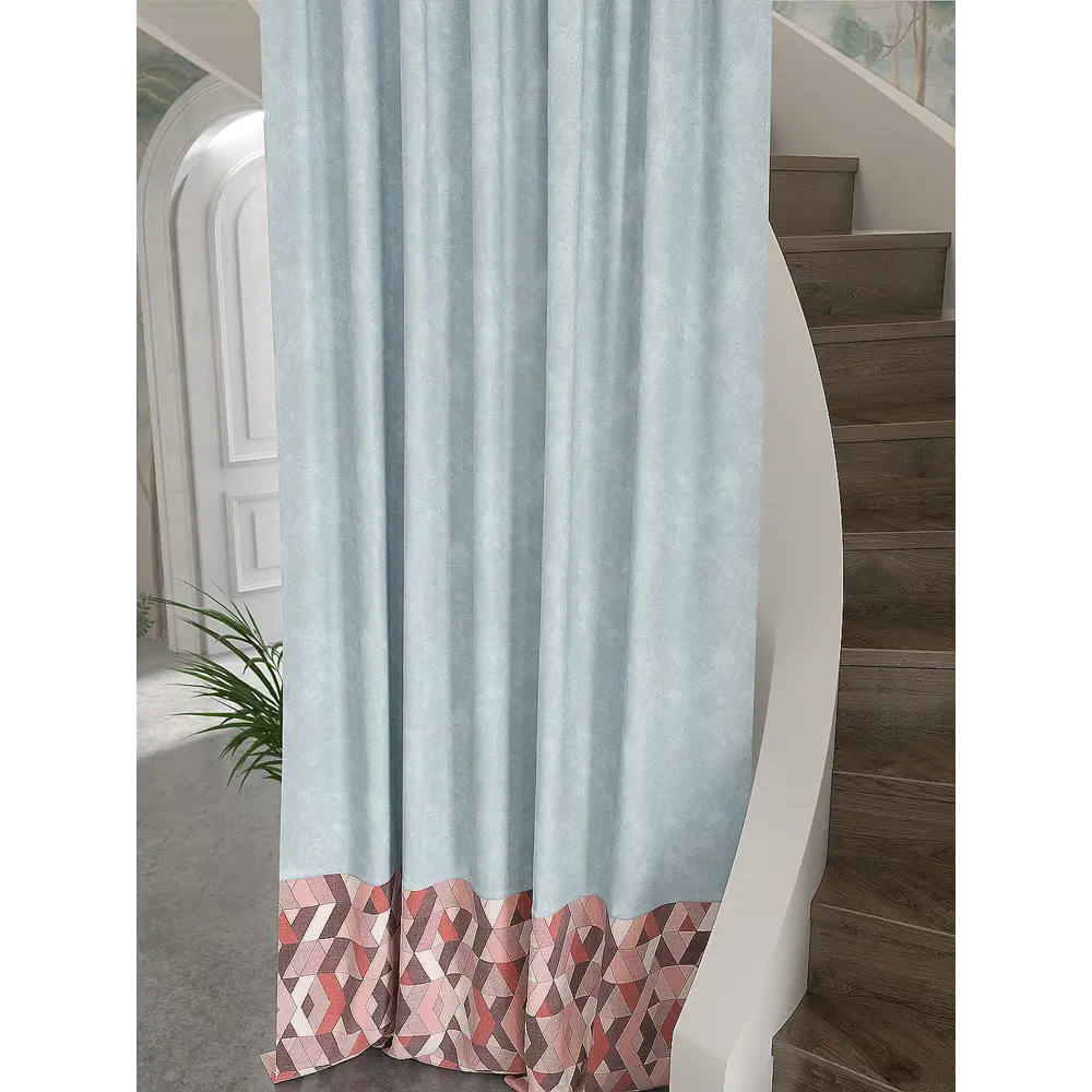 Фото 3 Штора Helga Вромнес TD-537615 на шторной ленте, 280x150 см, цвет разноцветный Фото 3 Штора Helga Вромнес TD-537615 на шторной ленте, 280x150 см, цвет разноцветный