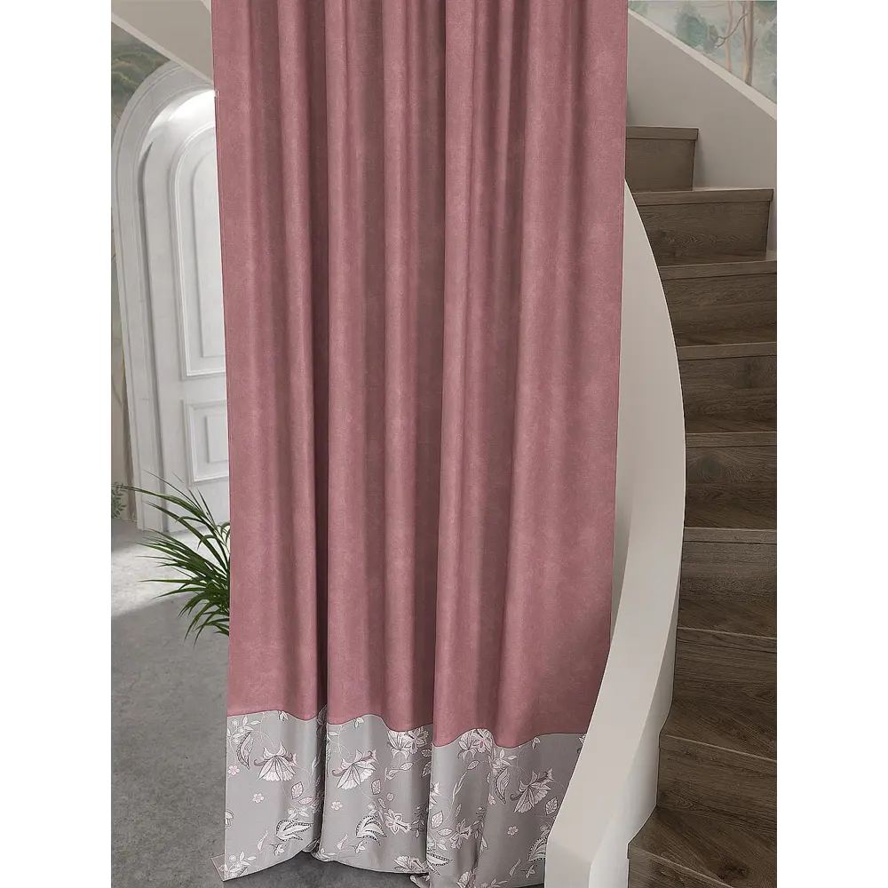 Фото 3 Штора Helga Фленкерс TD-537690 на шторной ленте, 280x150 см, цвет разноцветный