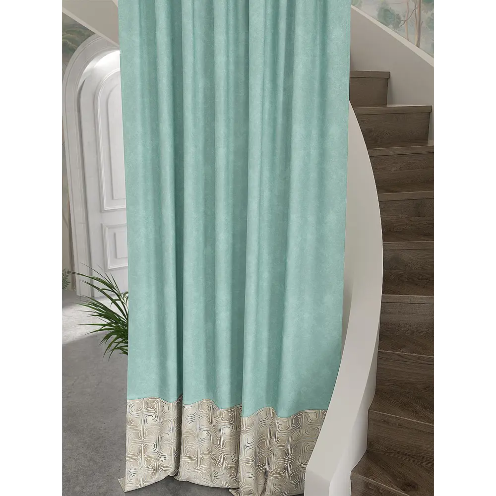 Фото 3 Штора Helga Рилморс TD-537385 на шторной ленте, 280x150 см, цвет разноцветный